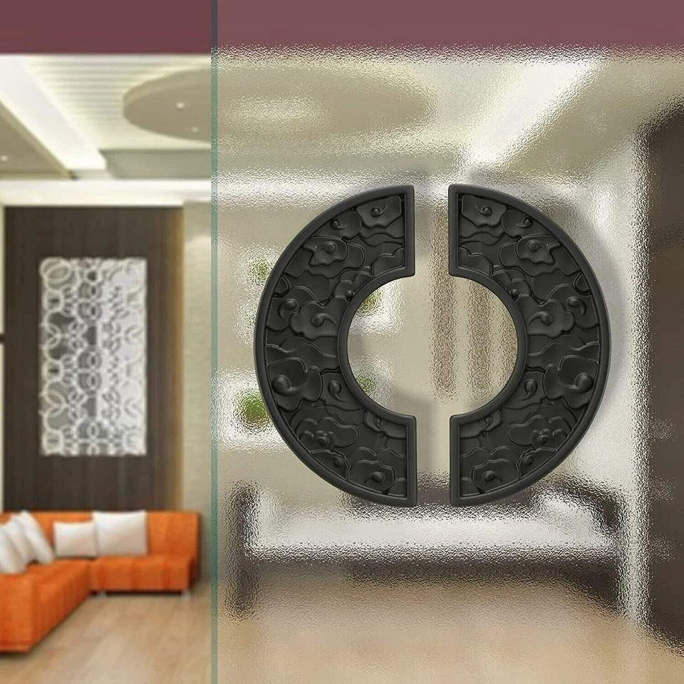 4 Inch Zinc Main Door Handle Pull Handles for All The Doors Pack of 1 Black - Image 2 of 4