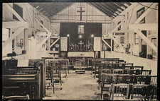 Vintage Postcard 1940's Girls Friendly Society, Holiday House Chapel, Canaan, CT