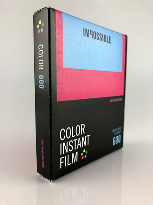 Pink Impossible Film 600 Impossible B&P Duochrome Instant Film For