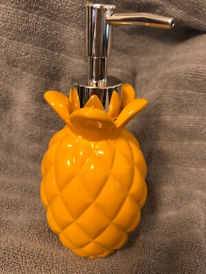Real Living Pineapple Soap/Lotion  Dispenser NEW