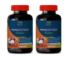digestive supplement - MANGOSTEEN Extract Complex - full body detox - 2 Bottles