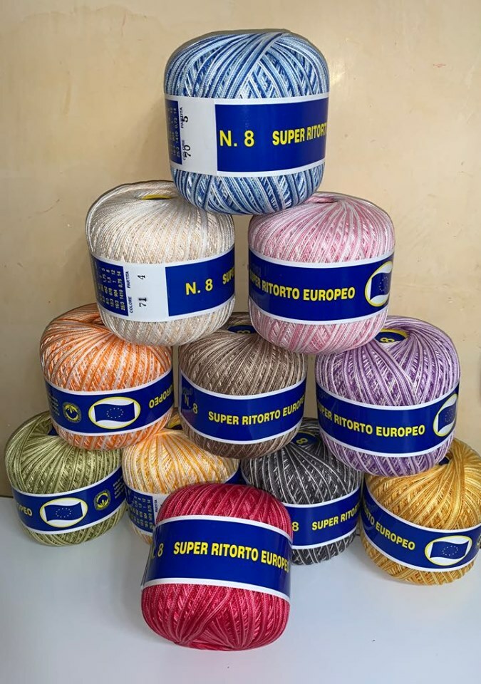 Borsa All’uncinetto Pochette Blu Navy Con Dettagli Argento - Foto 2