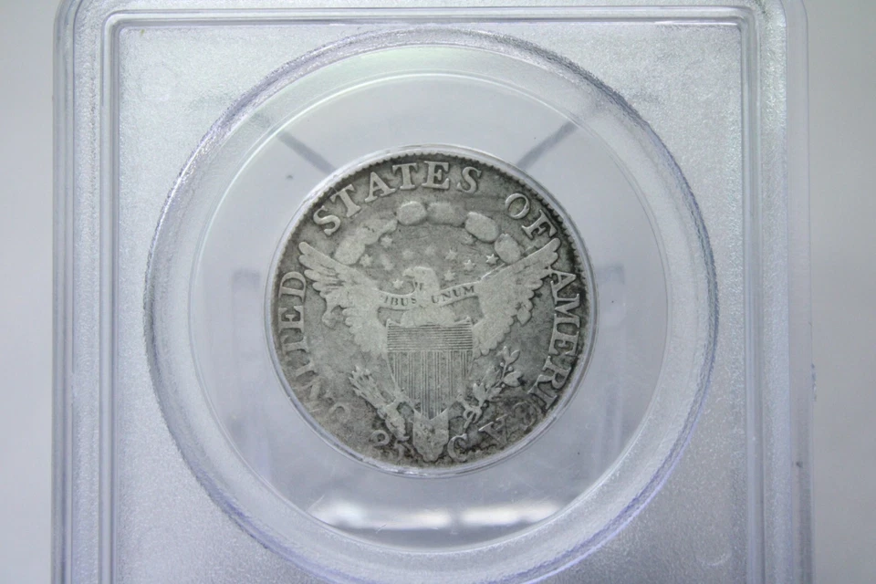 1805 Draped Bust Silver Quarter 25C PCGS VG10 #4214 - Image 4 of 4