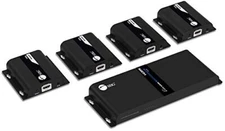 SIIG 1X4 HDMI SPLITTER HDBIT OVER IP EXTENDER KIT - 120M - BLACK