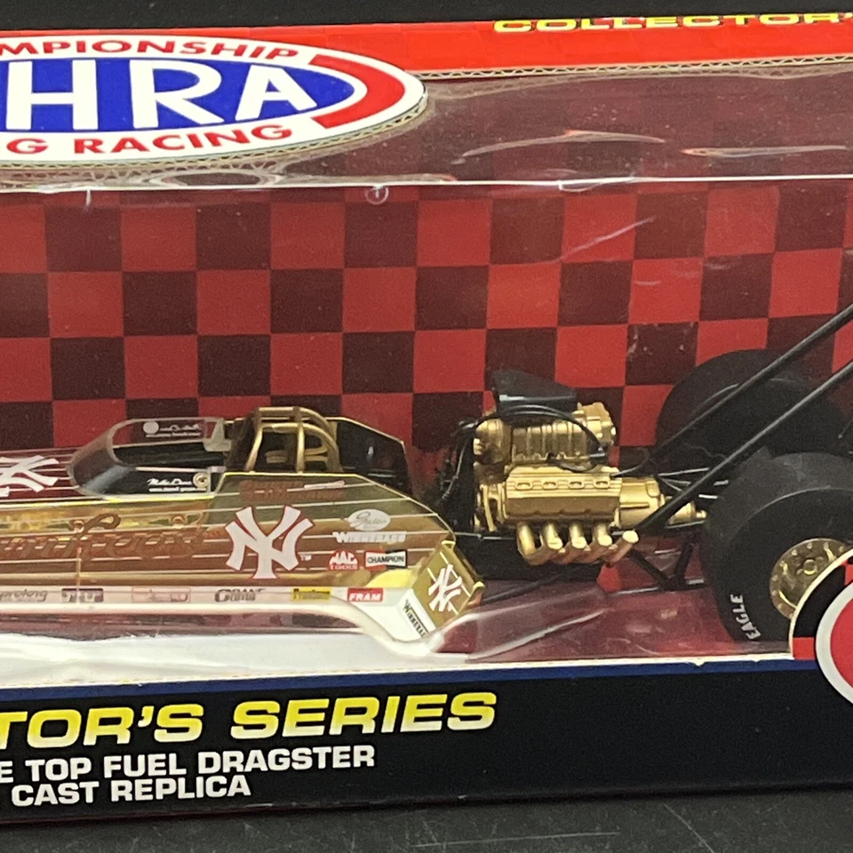CAMPEONES DE CARRERAS 2001 MAC TOOLS NEW YORK YANKEES Mike Dunn 1/24 Dragster Foto 4 de 4