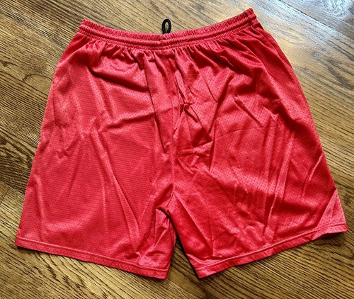 IOWA STATE Cyclones Athletics Red Practice Shorts Basketball Nike Team M - Picture 3 of 3
