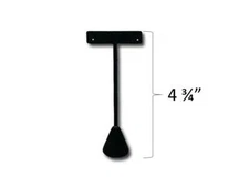 1Pc BLACK VELVET EARRING DISPLAY T STAND 4 3/4" H