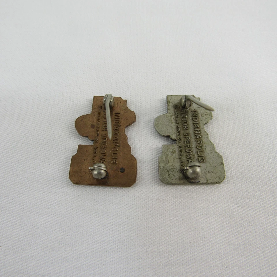 Indianápolis 500 Pit Badge 1968 bronce #6513 y plata #749 ganador Bobby Our Foto 4 de 4