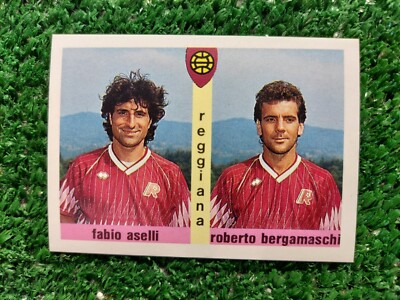 FIGURINE FOOTBALL FLASH 1990/91 REGGIANA N°402 AXELLI BERGAMASCHI EUROFLASH 1991  