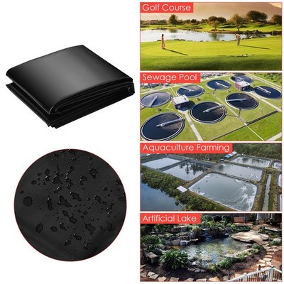 Teichfolie 0.5mm schwarz Teichvlies Ufermatte EPDM Folie Böschungsmatte 6X7M