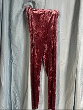Cat And Jack Pink Velour Velvet Pants Girls Size 10-12 Or Large