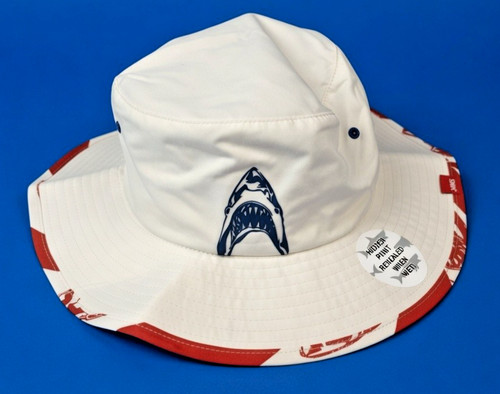 Universal Studios Jaws Shark 2026 Hidden Print Boonie Bucket Hat NWT