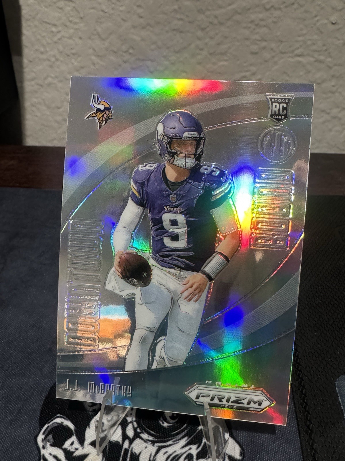 2024 Panini Prizm Deca - Downtown Bound J.J. McCarthy #13 Silver Prizm (RC)