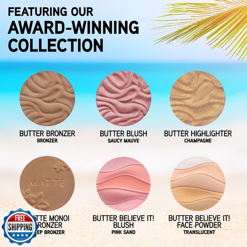 Physicians Formula Butter Dream Team Palette Makeup Gift Set, Bronzer, Blush, - Picture 2 of 5