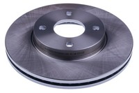 2X Denckermann Bremsscheibe B130936 FüR Ford Fiesta 7 HJ HF Van Ecoboost Active
