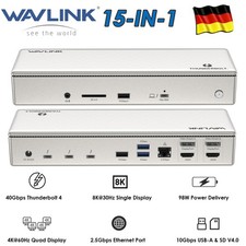 WAVLINK Thunderbolt 4 Dockingstation 15-in-1 ...