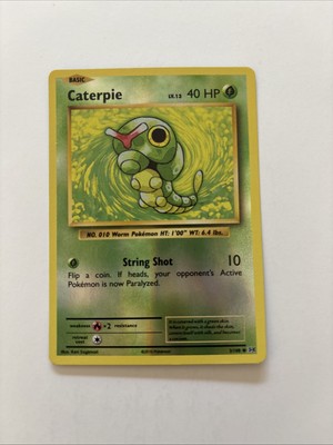 B Caterpie 3/108 Rev Reverse Holo XY Evolutions Pokemon NM 