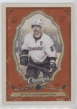 2009-10 Upper Deck Champ's Red Scott Niedermayer #3 HOF 0o5t
