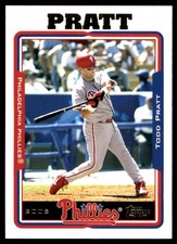 Todd Pratt 2005 Topps #482 Phillies MLB READ FREE SHIPPING AutographDen