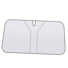 2025 Upgraded Automotive Windshield Sunshade - Front Window Foldable Sunshade,