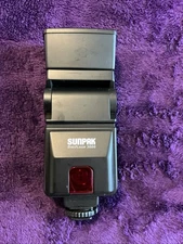 Sunpak DigiFlash 3000 Shoe Mount Electronic TTL Flash For Nikon TESTED WORKING
