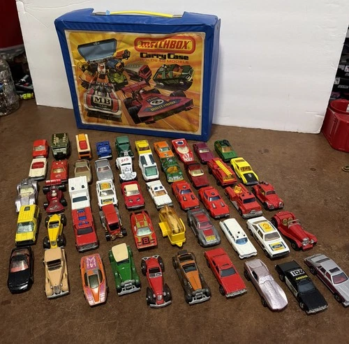 Lot of 50 Vintage Hot Wheels Matchbox Cars, Trucks / 1970's - 1980's