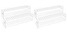 2PCS 96-Slot 2-Tier Acrylic Pen Display Stand Craft Show Beadable Pen Holder