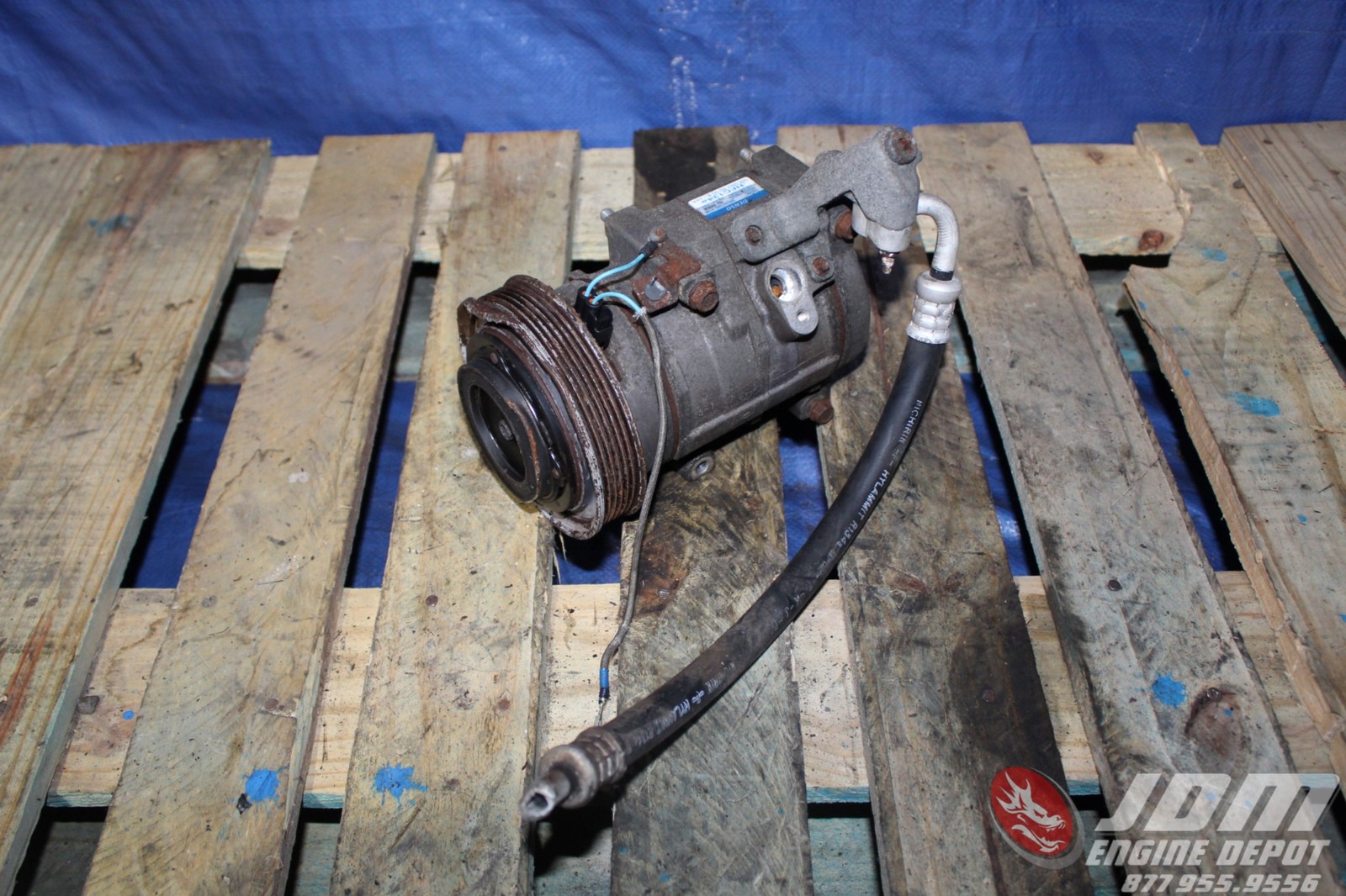 06-08 Honda Odyssey 3.5L V6 OEM A/C Compressor #MC447260-8190 JDM J35A