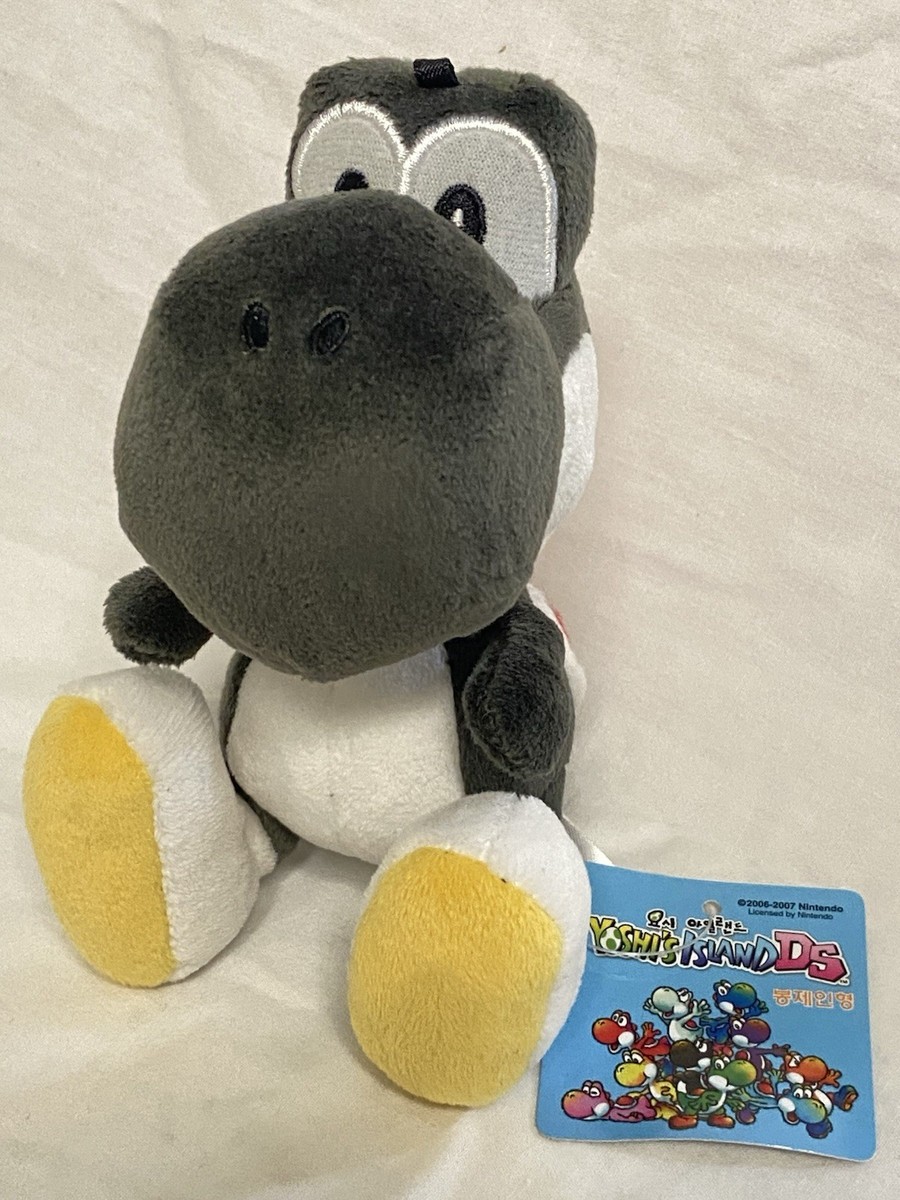 yoshiです KPS Sanei Mario Yoshi's Island DS 5” Black Yoshi Plush Toy
