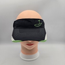 Signatures Black Green  White Trim Golf Adjustable Visor