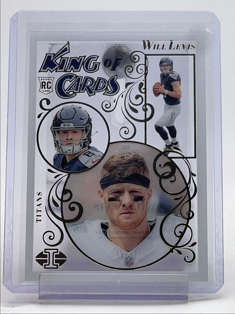 WILL LEVIS 2023 ILLUSIONS KING OF CARDS ROOKIE FOOTBALL TITANS RC Q4081
