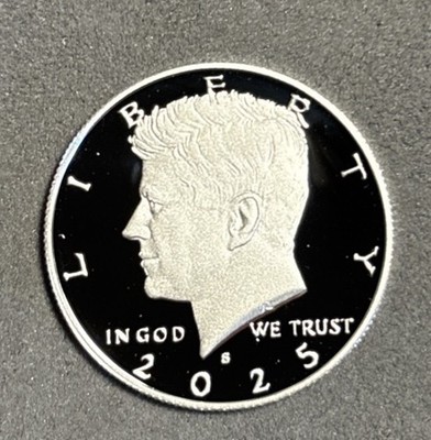 2025 S Kennedy Silver Half Dollar Gem DCam PROOF 99.9% Silver 999 0.999 Fine
