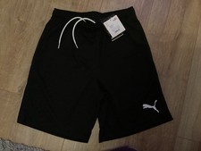 BNWT Black Puma Team Shorts - Size Small