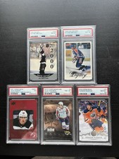 PSA Hockey Card Lot: Gretzky, Ovechkin, Hughes, McDavid