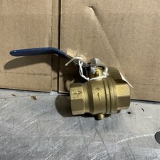 MCD 1” 2-way Brass Ball Valve; 200 PSI