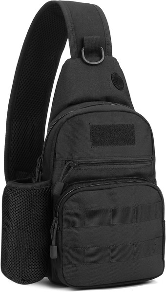 Huntvp Brusttasche Herren MilitäR Sling Bag Herren Tactical Crossbody Bag Schult-image