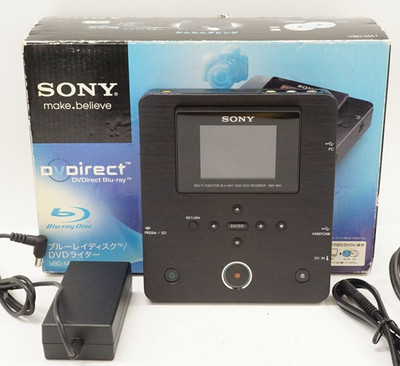 SONY VBD-MA1 Blu-ray DVD Disc Writer Recorder DVDirect Multi Function Black