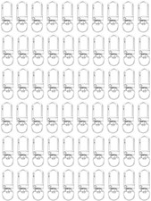 60 Pcs Swivel Lobster Claw Clasps Key Chain Hooks Zinc Alloy Swivel Clasp for Je