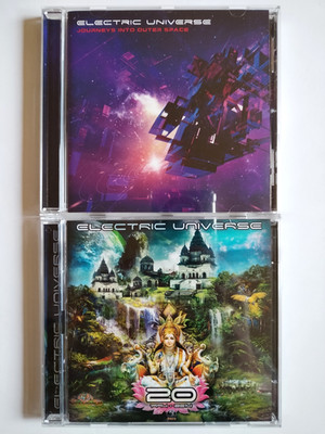 2 x Electric Universe CD Lot ''20 + Journeys Into Outer Space'' Goa Psytrance