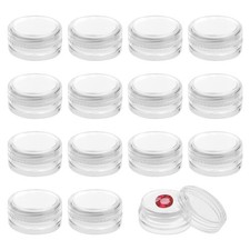 15Pcs Small Display Box, Bead Storage Containers, Round Gemstone Holder Case ...