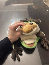Folkmanis Puppets - Tadpole/Frog Reversable Full-Hand Puppet RETIRED Rare Cool