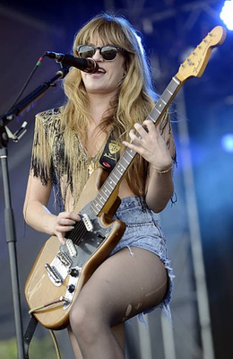 #ad #ad Lindsey Troy of Deap Vally at the Austin City Limits Music Festiv Old Photo 5 AU $10.00