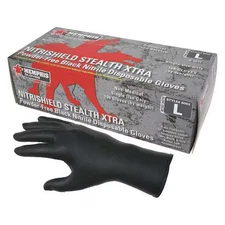 Mcr Safety 6062S Nitrishield 6062, Disposable Gloves, 6.00 To 6.99 Mil Palm,