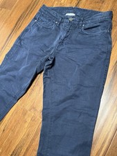 Suitsupply Men  s Cotten Linen Pants Navy