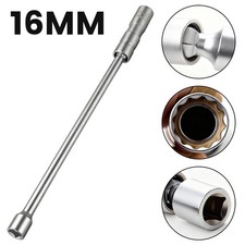 16mm Extended Magnetic Thin Wall Drive Spark Plug Socket Sleeve Removal Tool New