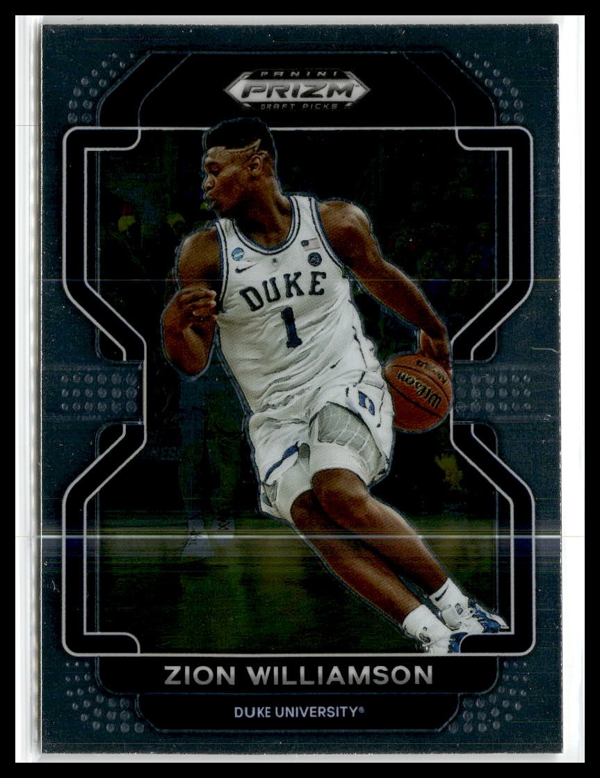 Zion Williamson 2022 Panini Prizm Draft Picks #49 Duke Blue Devils