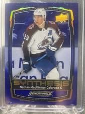 2023-24 Upper Deck Engrained - Synthesis Nathan MacKinnon #S-20 Blue