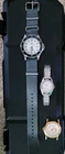 Vtg Lorus Mens Diver 100m Rare TIMEX SKELETONIZED Dial Lorus Women's Lot Of 3