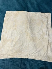 Pottery Barn Euro 28” Pillow Sham Monique Lhuillier Peach Pink Light Floral