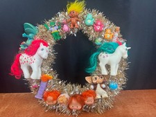 1980s Toys Christmas Wreath Handmade MLP Trol...